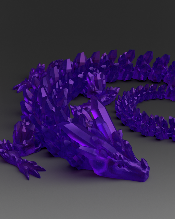 Crystal Dragon - Articulated Dragon